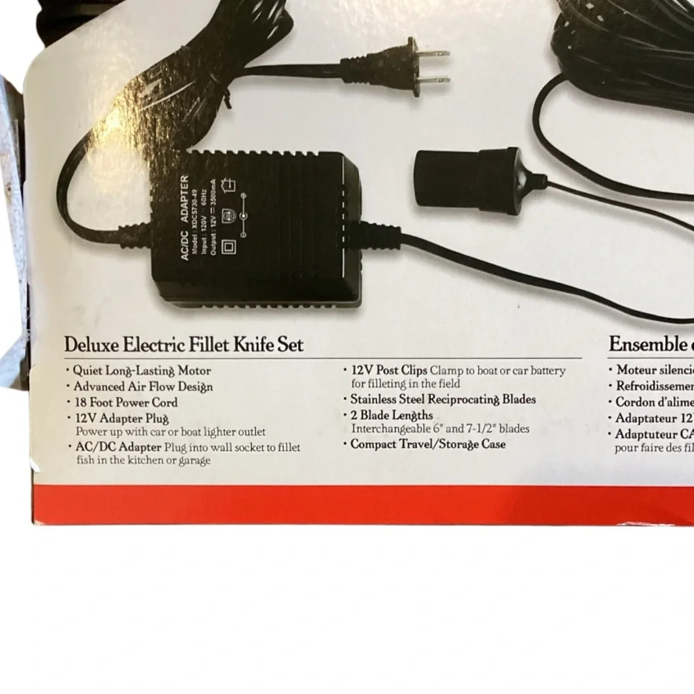Rapala Deluxe Electric Fillet Knife Set New in Box